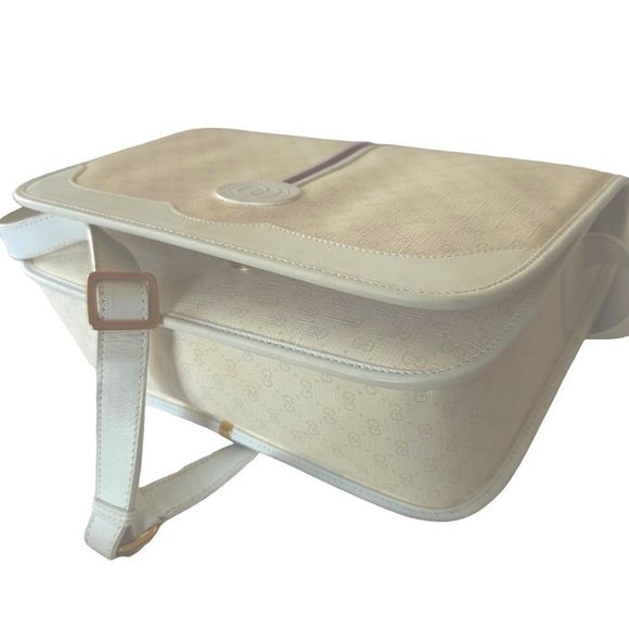 Gucci vintage beige Gg canvas shoulder bag - Picture 9 of 16